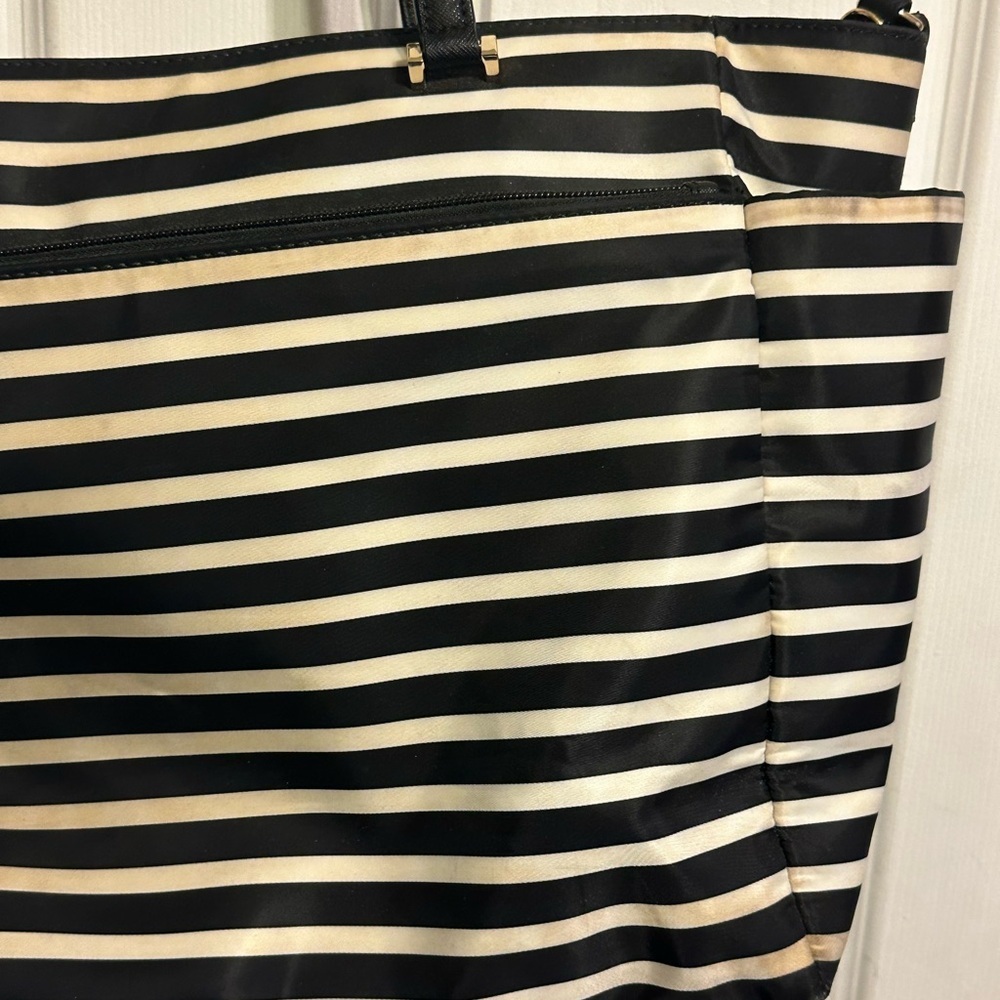 Kate Spade Black and White Tote Diaper Bag - Picture 7 of 13
